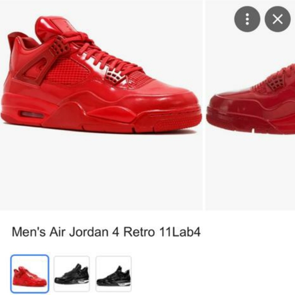 jordan 4 retro 11lab4 red - Picture 2 of 10